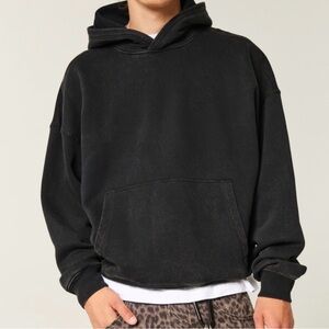 BRAND NEW hollister washed black hoodie